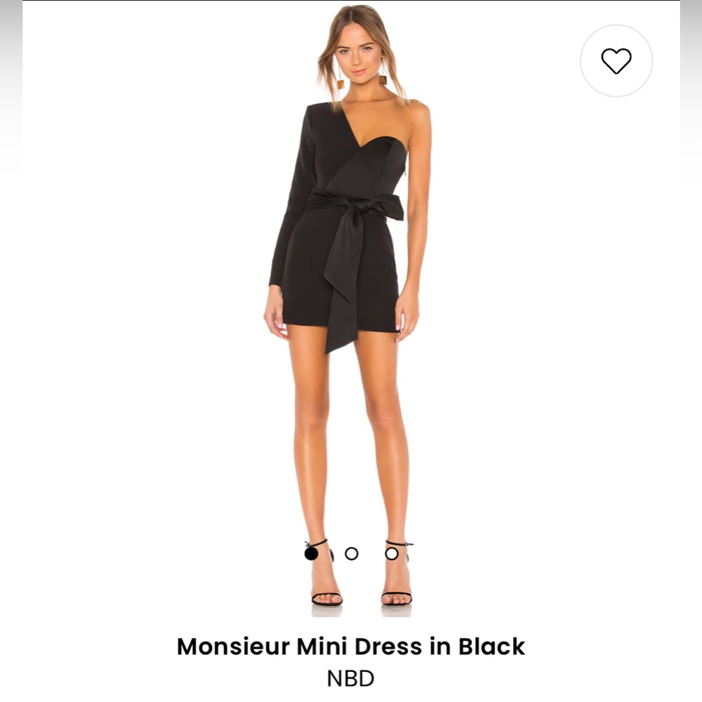 Revolve Black Tuxedo Dress XS